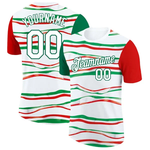 Hot Sale Men's T Shirts Mexican Flag Graphic Tee 3 D Print Crew Neck Short Sleeve Casual T- Shirt For Men - Image 5